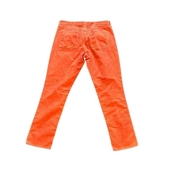 J.Crew Corduroy Pants Orange Casual Everyday Comfort Stretch Size - Picture 2 of 8